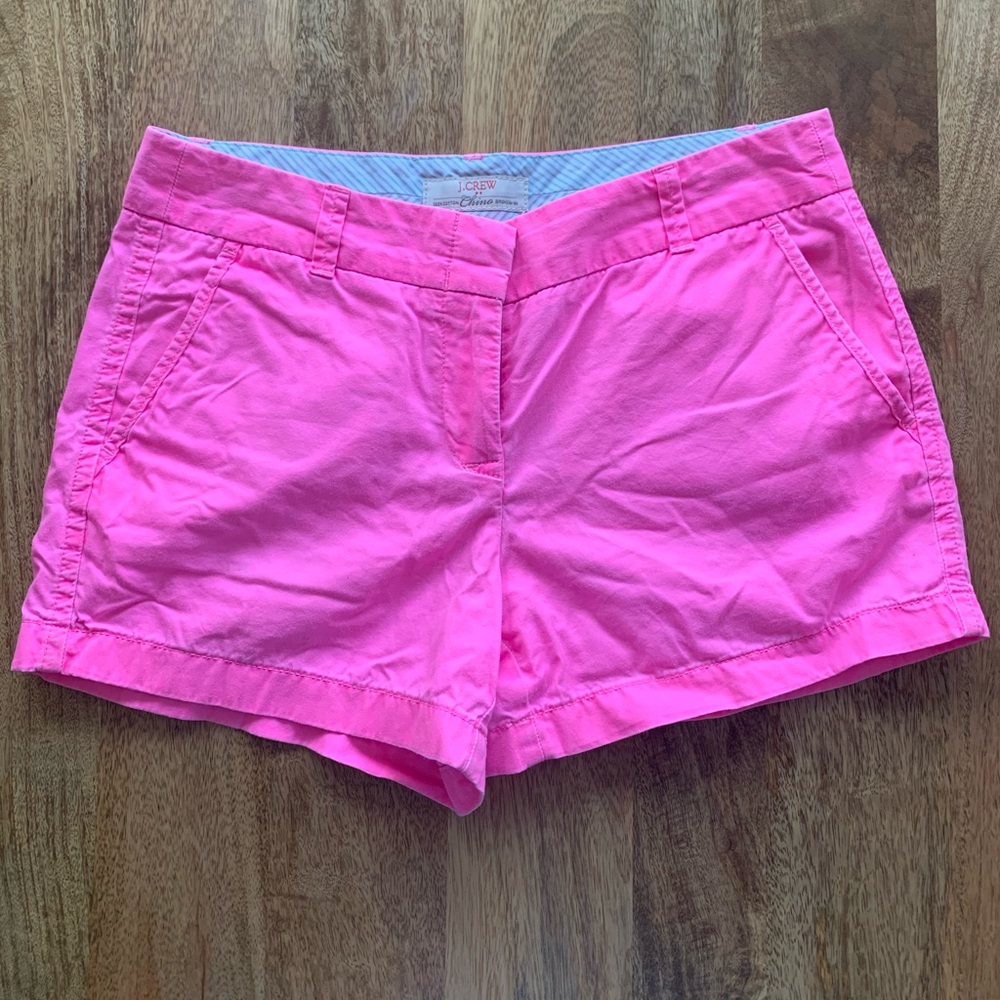 J Crew chino shorts. 3” inseam. Size 6